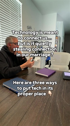 Technology was meant to connect us, but in many marriages it is quietly creating distance. Phones pull attention away from moments that build intimacy, presence, and emotional connection. Over time, constant scrolling replaces conversation and couples begin drifting without realizing why. Here are three ways to stop technology from causing drift: 1. Create phone free zones Set clear boundaries for meals, bedtime, and car rides. These moments are meant for connection, not screens. 2. Replace scro