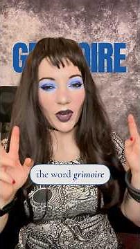 What is a Grimoire? #grimoire #bookofshadows