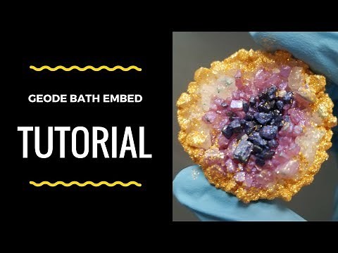 Geode Bath Melt Embed Tutorial