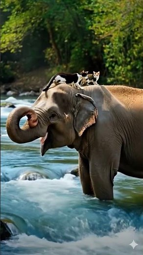 When a Cat Meets an Elephant... This Friendship Will Melt Your Heart 🐘❤️🐱