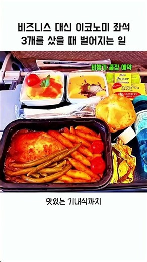 비지니스 대신 이코노미 좌석 3개를 샀을 때 벌어지는 일