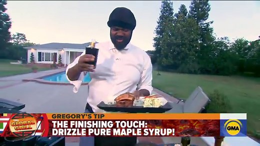 Gregory Porter cooks up maple butter glazed baby back ribs