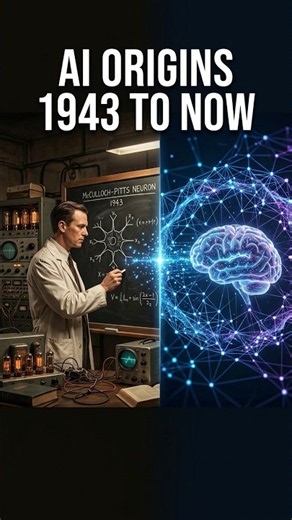 AI Existed Long Before ChatGPT 🤯 | The History of Artificial Intelligence #ai #science #physics