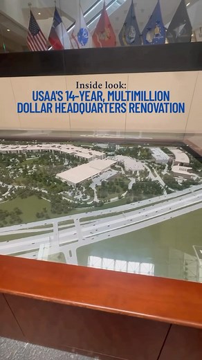 🦺USAA headquarters in San Antonio is undergoing a massive renovation, expanding communal spaces, modernizing dining halls and adding relaxation areas. 🔨The USAA headquarters on Fredericksburg Road has been gradually expanding into a sprawling campus of towering structures since the 1970s. Buildings, identified by lettered additions starting with A and ending H, have been tacked on over the decades to accommodate the rapidly rising workforce employed by the military insurer and banker. Now, the
