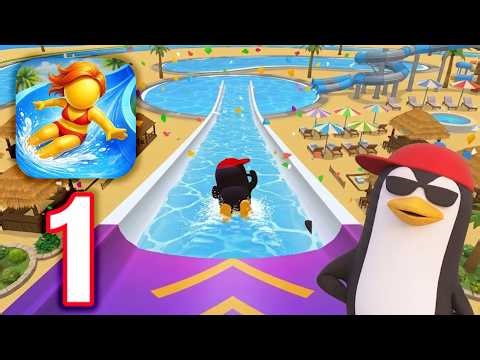 Aquapark.io - Gameplay Walkthrough part 1 (Android, IOS)