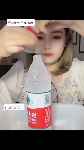 Squeaky Ice Lover 🥳 (@freezerfrostlover)’s videos with original sound - Squeaky Ice Lover 🥳