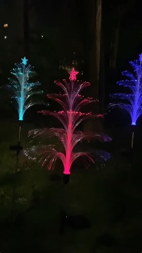 14K views · 1.7K reactions | Transform your garden into a mesmerizing wonderland with our captivating New Solar Xmas Tree Lights!✨#solarstarchrismastreelight #christmastree #solarchristmastree #christmas #blackfriday | Eagerintum.L | Facebook