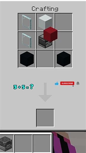 Minecraft me Craft a Red Car #minecraft #mcpe #shorts