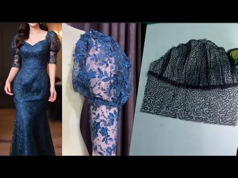 puffed long sleeve|| balloon sleeves| puff Sleeve cutting and stitching