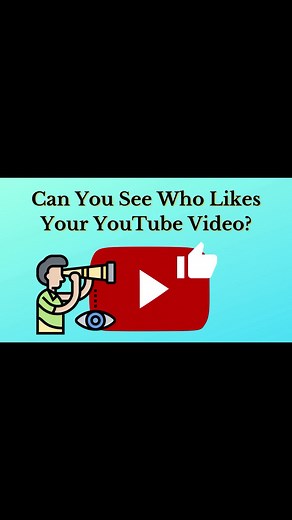Can You See Who Likes Your YouTube Video? #youtubevideos #youtubelikes #youtuber