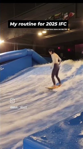 My routine for the International Flowboarding Championship 2025