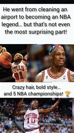 Dennis Rodman: From Airport Janitor to NBA Legend!
