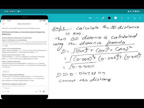 Numerical problem on mapping (GATE GEOMATICS ENGINEERING EXAM)
