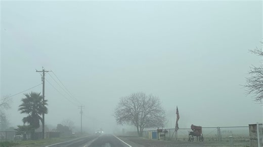 Thick fog continues in the Valley