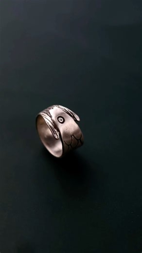 Sardine Ring from Silver Clay, Full Tutorial Live NOW!! #silverclay #jewelry #metalclay