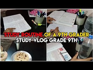 Study Routine📘 of 9th Grader | CBSE class 9 | Study Vlog📚