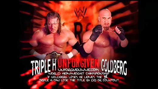 WWE Unforgiven 2003 - Goldberg vs Triple H (World Heavyweight Championship) | The Monday Night Wars - WWF & WCW Request Match