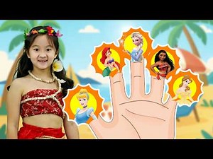 Summer Princesses Finger Family | Nursery Rhymes | DoReMi Kids Songs