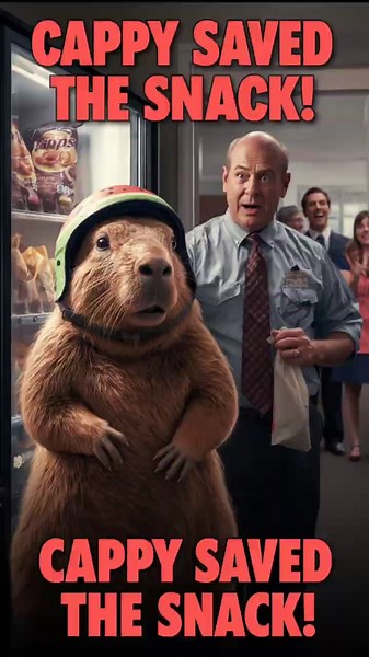 Cappy vs. The Vending Machine 🐹🍫 (He Actually Won!)