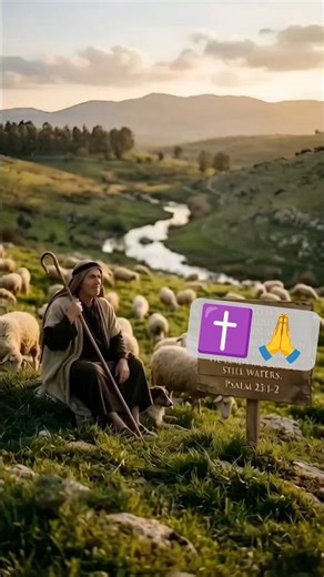 Psalm 23:1-2 | The Good Shepherd & Still Waters #amen #hallelujah #god #jesús