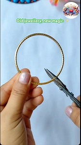 Old Bangles➡️Trendy Bracelet ✨ |Rhinestone & Pearl Glow Up💎 #JewelleryHack #DIYBracelet #OldBangles