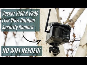 Vosker V150 & V300 Review | Live View Outdoor Security Camera | No Wi-Fi Needed