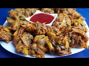 Crispy Pakora Recipe | Potato, Onion and Spinach Bhaji | Authentic Punjabi Style