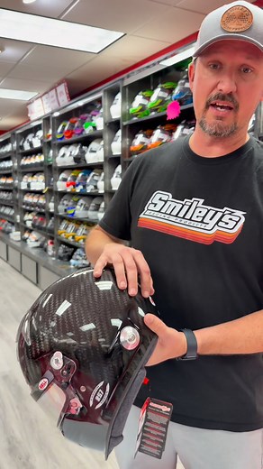 The new Bell Helmets RS7 SA2025 helmet is now available at Smiley’s, built with a carbon fiber shell, FIA and SA ratings, integrated air vents, a fully channeled interior, and Bell’s smart-lock technology that makes adjusting your shield smooth and secure. Come check them out in store or online at smileysracing.com 🏁⚡️ #SmileysRacingProducts #MesquiteTX #TexasRacing #RaceDayReady #Smileys #SRP #RacingIndustry #Racing #HotRods #SprintCars #BellRacing #BellHelmets #RS7Helmet #CarbonFiberHelmet #S