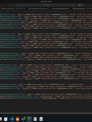 67 Configuración Masiva de Roles y Permisos en Laravel 12: RoleSeeder y Estructura con Spatie 👑🛠️ #codigo #codigos #fuente #viral #programacion #web #php #laravel #BenjiProgramacion