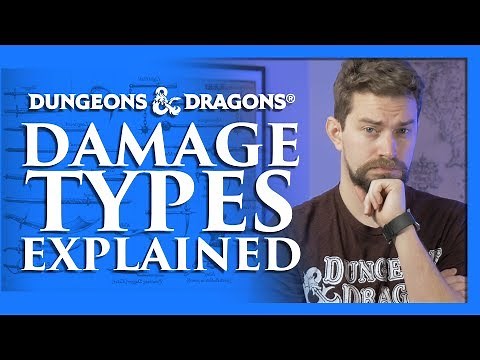 What are Damage types in Dungeons & Dragons - Workshop Wednesday