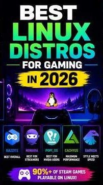 Best Linux Distros for Gaming in 2026 #linux #gaming