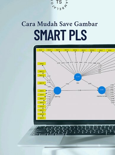 Cara Mudah Simpan Model Gambar SmartPls di Word
