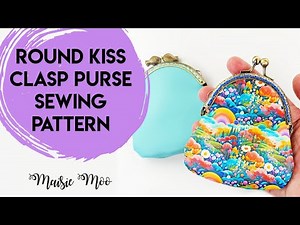 How to make a metal frame Kiss Clasp Coin Purse from Faux Leather on your Cricut - Kandi Purse