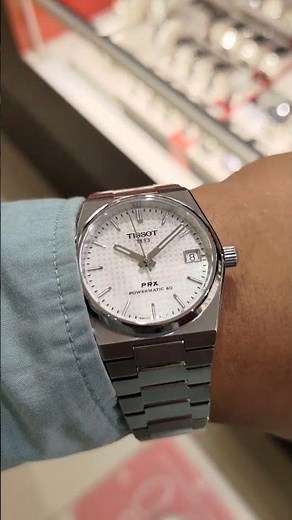 Stunning Tissot PRX Powermatic 80 35mm MOP Mother of Pearl dial