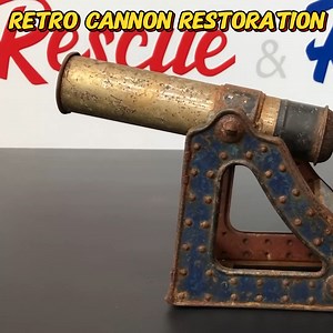 1910's German Antique Cannon Restoration🔥 #explore | Rescue & Restore