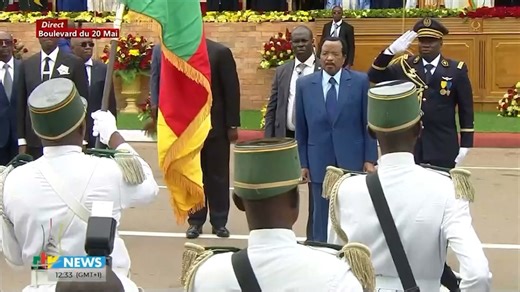 President Paul Biya , presides over activities marking the 53rd edition of National Day at the Boulevard Du 20 Mai Images : CRTVWeb | Faith Tata