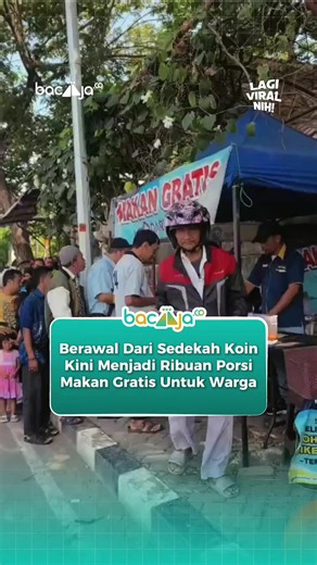 Siapa sangka, berawal dari gerakan koin infak kecil-kecilan, Yayasan Islam Amanah Darul Hisan di Kota Semarang kini berhasil membagikan lebih dari 2.100 porsi makanan gratis setiap bulannya! ​Setiap harinya, tim bergerak keliling ke berbagai wilayah untuk membagikan 130 porsi makanan bagi warga yang membutuhkan, mulai dari driver ojol, pekerja harian, hingga masyarakat sekitar. Baru 30 menit dibuka, stan makanan ini sudah diserbu dan ludes! #sedekahkoin #semarang #makangratis #bacaajaco #videovi
