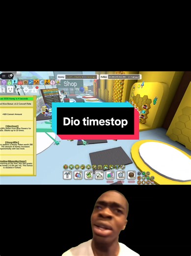 Roblox Beeswarm Simulator: Dio's Timestop Explained