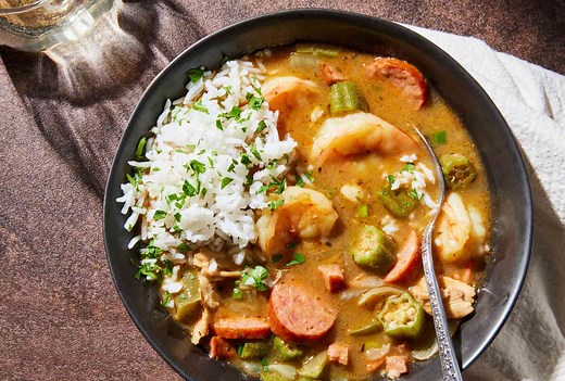 Chicken, Shrimp, and Andouille Gumbo
