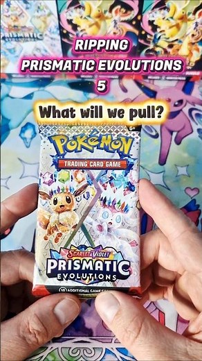 PRISMATIC EVOLUTIONS 5/6 booster bundle pack. #prismaticevolutions