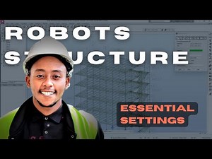Make these settings in new project of Robot Structural Analysis