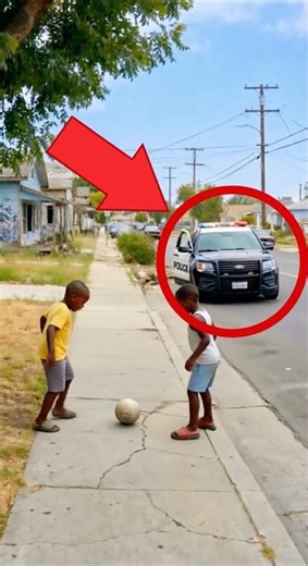This Officer Threw These Boys Ball Away