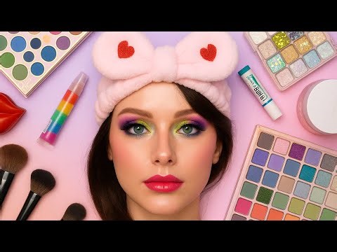 Colorful Makeup Transformation 🌈 | Bold Glam Eye Look by Sweet Art Studio