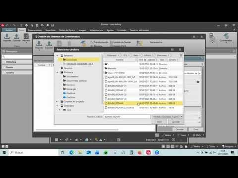 CONFIGURACION RÁPIDA SISTEMA DE COORDENADAS EN LEICA INFINITY