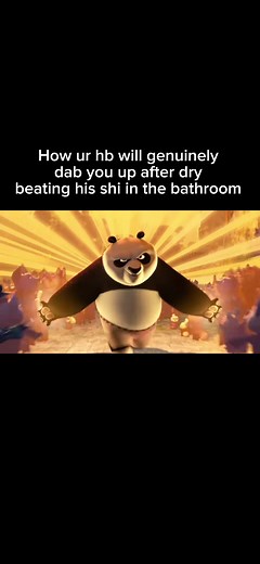 Then we lowk start licking his hands 😂✌️ #fyp #xyzbca #kungfupanda #hb #viral