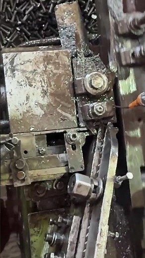 Slow-Mo Threading of Tiny Bolts Inside the Machine — Satisfying Precision Engineering #shortsfeed