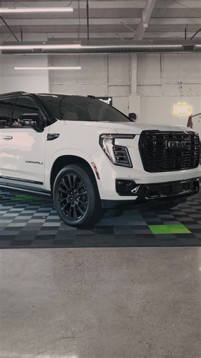 MSD Auto Finish | Ceramic Pro McKinney on Instagram: "Subtle changes. Major presence. This 2025 GMC Yukon Denali came in for a full blackout refresh — featuring new black emblems, a Tuxedo Black wrap, and Ceramic IR window tint to tie it all together. • Blacked-out emblems for a factory-plus look • Tuxedo Black wrap for a bold, two-tone finish • Ceramic IR tint for heat rejection, UV protection, and privacy Luxury, refined with intent. DM us to upgrade your Denali with protection and style that