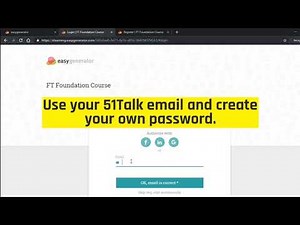 How to Access Easy Generator? - 51Talk