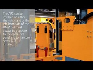 How APC automatic pattern plate changer work with a DISAMATIC