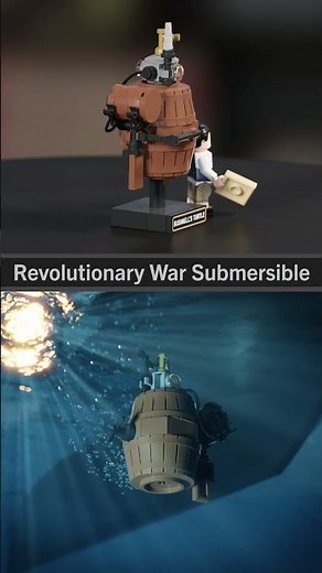Bushnell's Turtle - American Revolutionary War Submersible